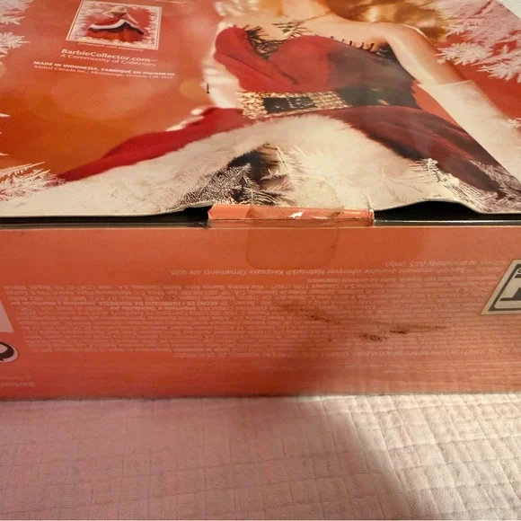 2007 Holiday Barbie Collector Doll Mattel K7958 NRFB Blonde Hair Blue Eyes - Picture 12 of 16